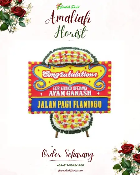 Sewa Papan Bunga Gondowangi